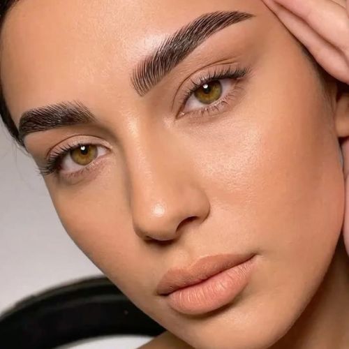 Brow Lamination result and our satisfied client Silverdale Salon