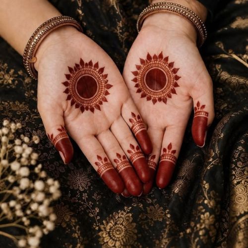 Henna stain results after 24 hours Silverdale client