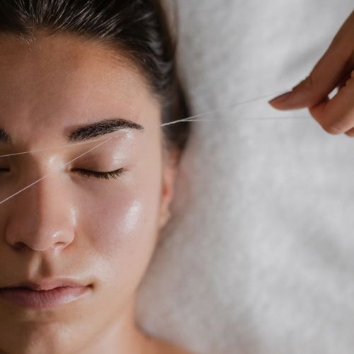 Threading service at our Silverdale salon