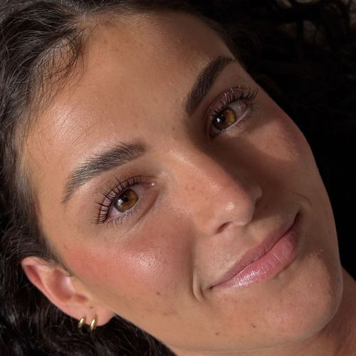 Eyebrow tinting on our client at Kally studio Silverdale
